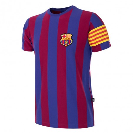T-Shirt rétro FC Barcelone - Brassard Capitaine
